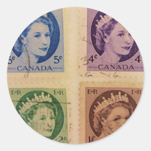 Queen Elizabeth  Stamps Stickers