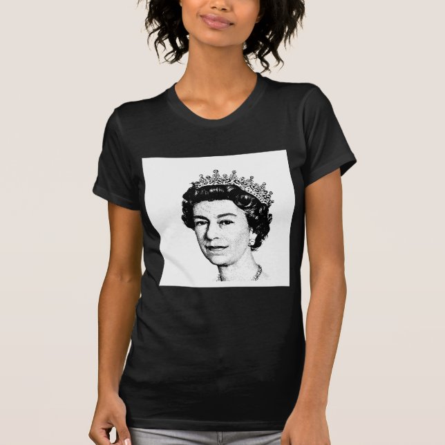 Queen Elizabeth T-shirt (Voorkant)