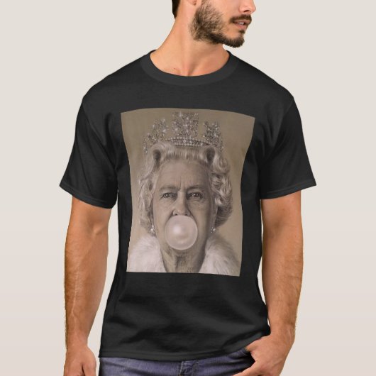 Queen Elizabeth T-shirt (Voorkant)