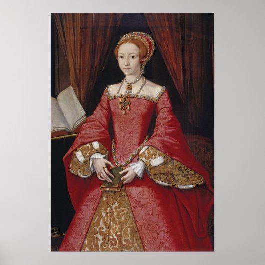 Queen Elizabeth The First Portret Print (Voorkant)
