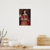 Queen Elizabeth The First Portret Print (Keuken)