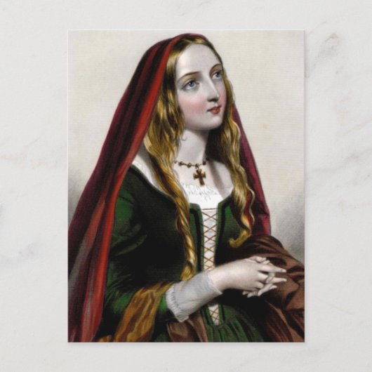 Queen Elizabeth Woodville Briefkaart (Voorkant)