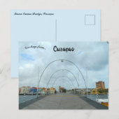 Queen Emma Bridge Willemstad Curaçao Briefkaart (Voorkant / Achterkant)