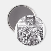 Queen en Cheshire Cat Magneet (Voorkant / Achterkant)