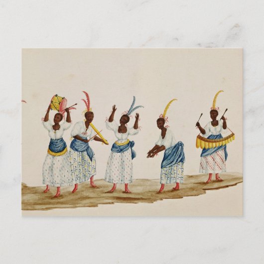 Queen en haar Suite Briefkaart (Voorkant)