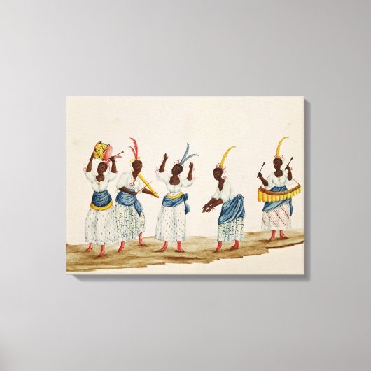 Queen en haar Suite Canvas Afdruk (Voorkant)