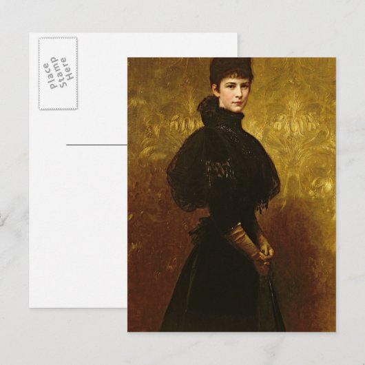 Queen Erzsebet Briefkaart (Voorkant / Achterkant)