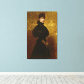 Queen Erzsebet Canvas Afdruk (Insitu (Houten vloer))