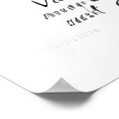 Queen Esther Calligraphy Portrait - Vintage Script Poster (Hoek)