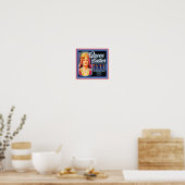 Queen Esther  Crate Label Poster (Keuken)