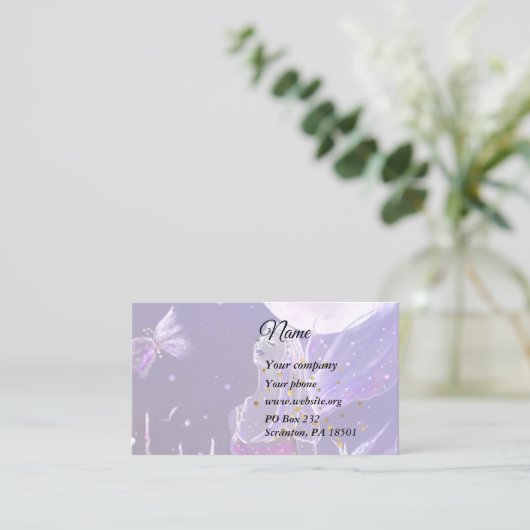 Queen Fairy Visitekaartje (Staand voorkant)