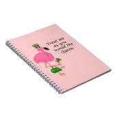 Queen Flamingo Notebook Notitieboek (Rechterzijde)