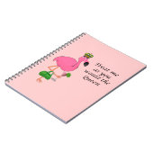 Queen Flamingo Notebook Notitieboek (Linkerzijde)