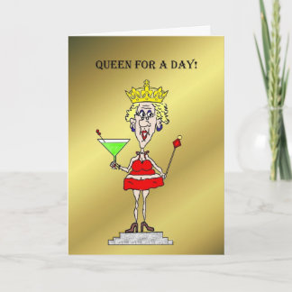 Queen For A Day Happy Mother's Day Card Kaart