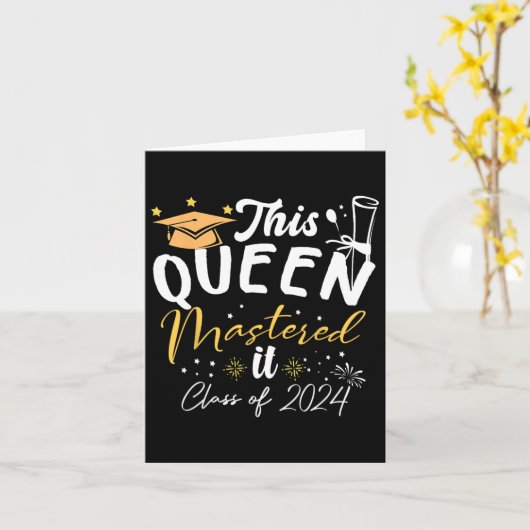 Queen gemasterd het CL van 2024 Masters Afstuderen Kaart (Gele Bloem)