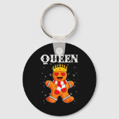 Queen Gingerbread Merry Christmas Matching Family  Sleutelhanger (Voorkant)