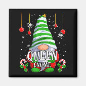 Queen Gnome Christmas Pajamas Matching Family Grou Magneet (Voorkant)