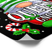 Queen Gnome Christmas Pajamas Matching Family Grou Poster (Hoek)