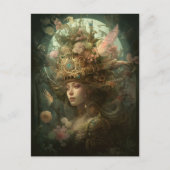 Queen Goddess Fantasy Art Briefkaart (Voorkant)