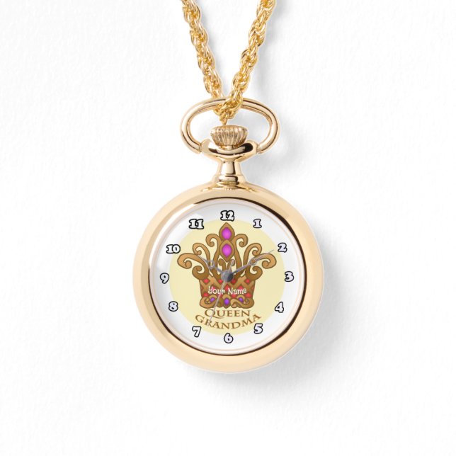 Queen Grandma Horloge (Voorkant)