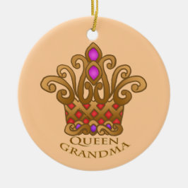 Queen Grandma Keramisch Ornament