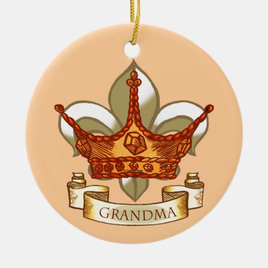 Queen Grandma ornament (Voorkant)
