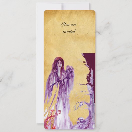 QUEEN GUINEVERE, Bruin Parchment Gem Monogram Kaart (Voorkant)