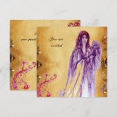 QUEEN GUINEVERE, bruin perkament Kaart (Voorkant / Achterkant)