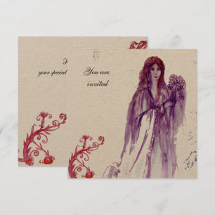 QUEEN GUINEVERE Fantasy Kraft Paper Kaart