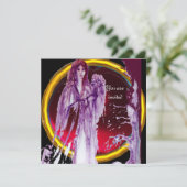 QUEEN GUINEVERE gem burgundy Kaart (Staand voorkant)