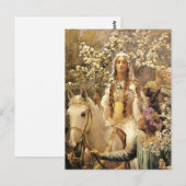 Queen Guinevere Maying Briefkaart (Voorkant / Achterkant)