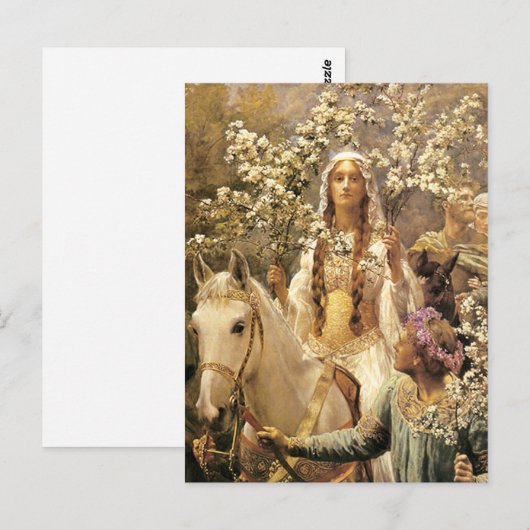 Queen Guinevere Maying Briefkaart (Voorkant / Achterkant)