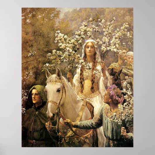 Queen Guinevere Maying Poster (Voorkant)