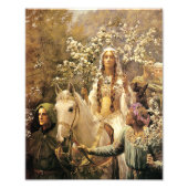 Queen Guinevere Maying Print Foto Afdruk (Voorkant)