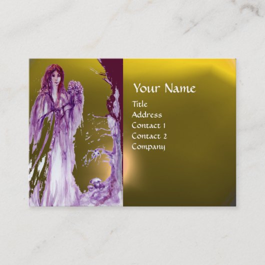 QUEEN GUINEVERE MONOGRAM VISITEKAARTJE (Voorkant)