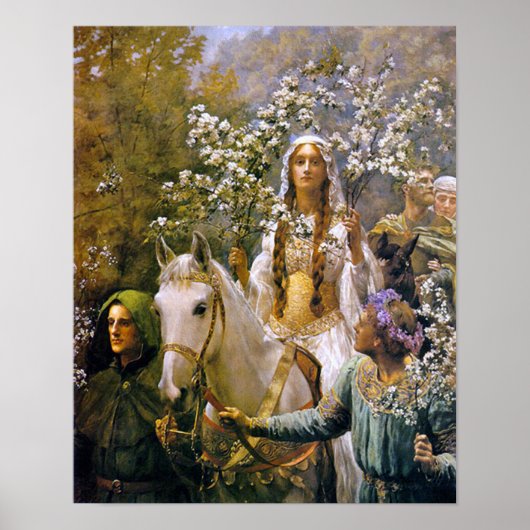 Queen Guinevere Poster (Voorkant)