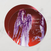 QUEEN GUINEVERE Red Paars Fantasy Kaart (Voorkant / Achterkant)