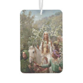 Queen Guinevere's Maying (by John Collier) Luchtverfrisser (Achterkant)