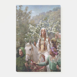 Queen Guinevere's Maying (by John Collier) Post-it® Notes