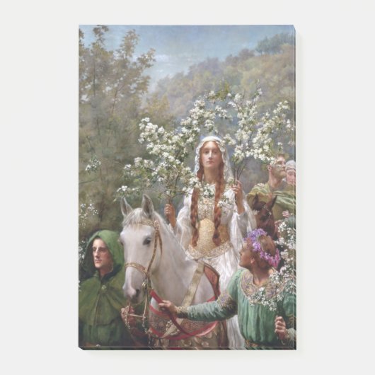 Queen Guinevere's Maying (by John Collier) Post-it® Notes (Voorkant)