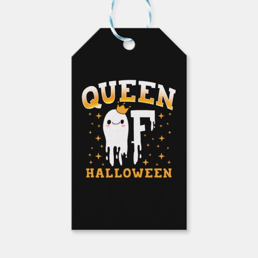 Queen Halloween Cadeaulabel (Voorkant)