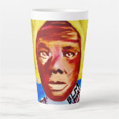 Queen Harriet Tubman Latte Ceramic Cup Latte Mok (Voorkant)