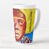 Queen Harriet Tubman Latte Ceramic Cup Mok (Rechterhoek)