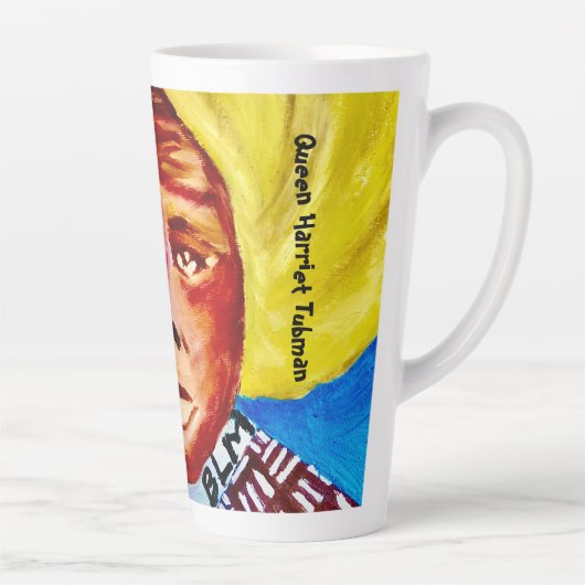 Queen Harriet Tubman Latte Ceramic Cup Mok (Rechts)