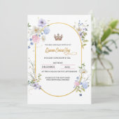 Queen Holiday Luncheon Uitnodiging (Staand voorkant)