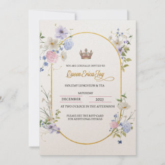Queen Holiday Luncheon Uitnodiging