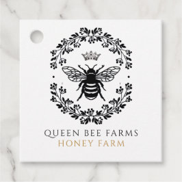 Queen Honey Bee Zwart Wit Goud Product Prijs Label