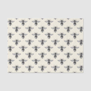Queen Honeybee Apiary Pattern Natuur Lover Tissuepapier