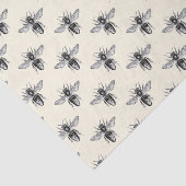 Queen Honeybee Apiary Pattern Natuur Lover Tissuepapier (Detail)