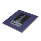 Queen Iris's Lace Tegeltje (Zijkant)